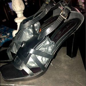Via Spiga Leather Strappy Sandals